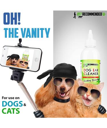Vet Recommended Dog Ear Cleanser with Aloe Vera (8oz) - Made in USA | Effective Cleaner for Yeast Infection - Buy Online on GoSupps.com