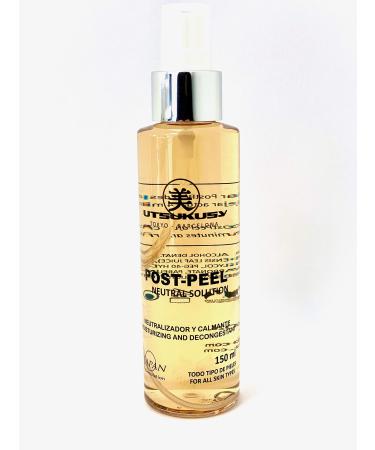 Post peel solution - neutralization solution - for neutralization after a chemical peeling such as a fruit acid peeling to stop the peeling process