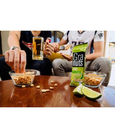 Lime Peanuts - Tangy Lime Flavor Snack | On-the-Go | 1.76 Oz (12 Packs) - Buy Online on GoSupps.com