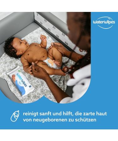 Buy Waterwipes Plastic-Free Cleaning Towels for Babies | 1080 Pieces 99.9% Water-Based Hypoallergenic for Sensitive Skin - Buy Online on GoSupps.com