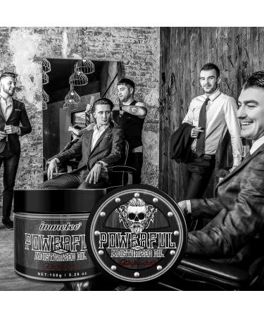 Immetee Hair Pomade for Men - Strong Hold High Shine Water-Based Clay - 150g Easy to Wash Non-Greasy Hair Wax for All Styles - Buy Online on GoSupps.com