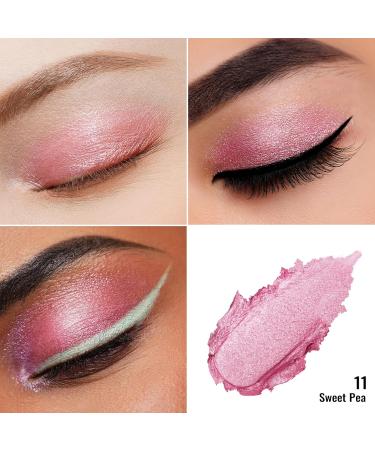 Oulac Glitter Eyeshadow - Light Pink Elder Shadow & Highlighter Duo | Waterproof Vegan & Cruelty-Free | Transparent Glitter Finish for Flawless Eye Makeup | 06g Sweet Pea - Buy Online on GoSupps.com