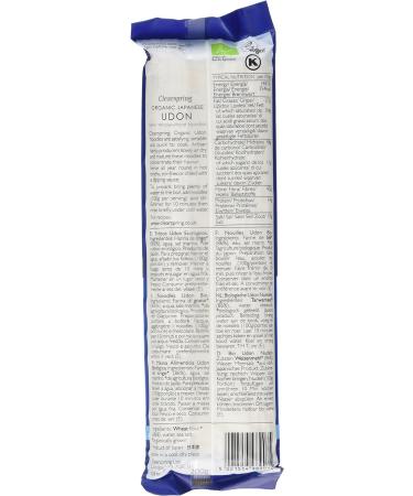 Clearspring Organic Japanese Udon Noodles 200g | Authentic Ingredients | Non-GMO | Vegan-Friendly - Buy Online on GoSupps.com