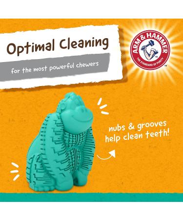 Arm & Hammer Treadz Dental Toy for Strong Chewers - Large Gorilla - Buy Online on GoSupps.com