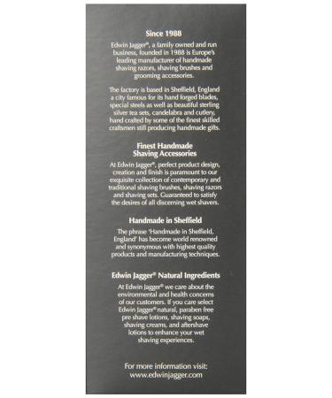 Edwin Jagger Best Badger Shaving Brush with Drip Stand - Imitation Ebony - Medium - Black - Buy Online on GoSupps.com