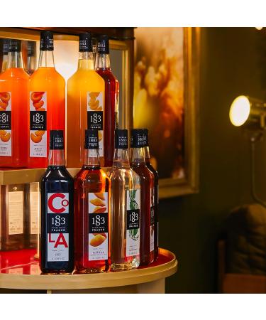 1883 Maison Routin Premium Almond Syrup - 1L Glass Bottle for Coffee, Lattes, Hot Chocolate, Cocktails, and Desserts - Buy Online on GoSupps.com