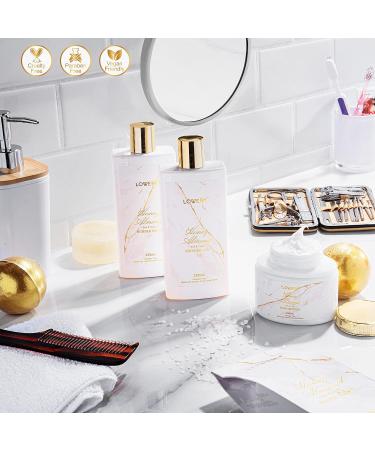 Luxury Spa Gifts for Women | Relaxation & Self-Care Bath Sets | White Rose Jasmine Kit - Perfect Personalized Gifts for Birthdays & Thank You - Buy Online on GoSupps.com