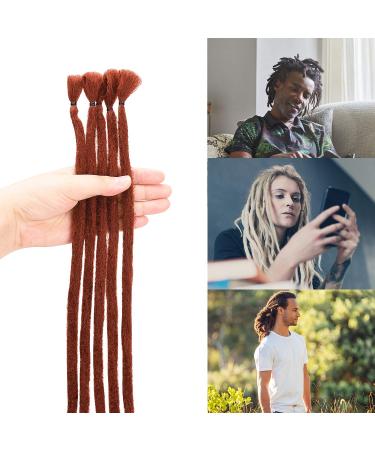 Buy No LIFE 10PC 50cm Ginger Red Dreadlock Extensions - Synthetic Crocheted Jamaican Punk Hip-Hop Reggae Hair Wigs for Men & Women - Buy Online on GoSupps.com