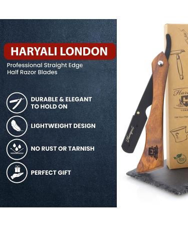 Professional Cut Throat Razor Kit for Men - Barber Grade Single Edge Blade Straight Razor - Premium Choice Mens Razors for Shaving - Essential Cutthroat Barber razor for Hair/Beard Enthusiasts Black - Buy Online on GoSupps.com