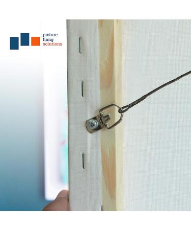 D Ring Picture Hangers with Screws - 100 Pack - Bulk D Rings - Pro Quality d-Rings - Picture Hang Solutions - Buy Online on GoSupps.com
