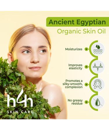 Ancient Egyptian Organic Skin Oil Jojoba Almond & Olive Oil Blend | 100ml | Cleopatra-Inspired Recipe for Body Face & Hair Care for Glowing Healthy Skin - Cold-Pressed Vegan & Cruelty-Free - Buy Online on GoSupps.com