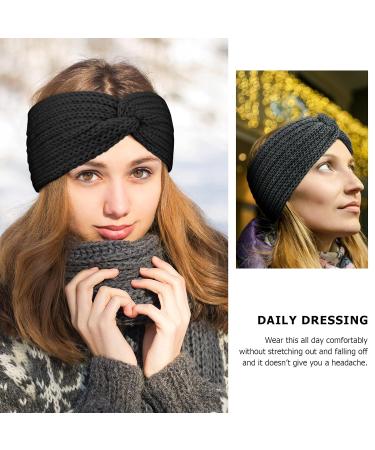 DRESHOW 4 Pieces Women Knitted Headband Set - Stylish & Comfortable Hair Accessories for All Seasons - Buy Online on GoSupps.com