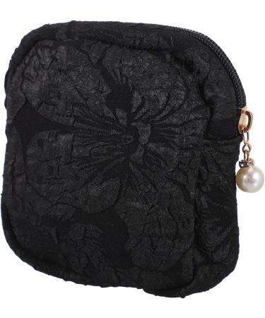 Buy Lurrose 12-Piece Napkin Storage & Zipper Cosmetics Bag Set - Travel Organizer for Women - Black (11x11x3cm) - Ideal Accessories for Home & Travel - Buy Online on GoSupps.com