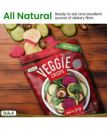  Broadway candy DJ & A Veggie Crisps Hot & Spicy 90g - Buy Online on GoSupps.com