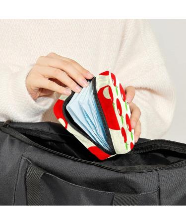 Shop Women s Bond Storage Pockets - Portable Cherry Cartoon Period Kit for Girls | Stylish Feminine Product Bag - Buy Online on GoSupps.com