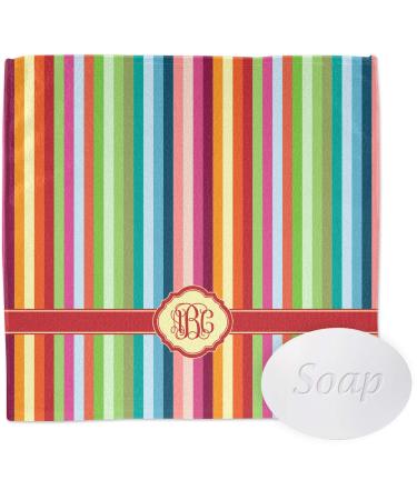 YouCustomizeIt Personalized Retro Vertical Stripes Washcloth