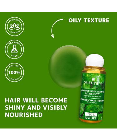 Orientana Ayurvedic Hair Therapy with Gotu Kola & Jasmine 105ml - Natural Vegan Hair Loss & Growth Treatment for Women | Anti Dandruff, Itch & Dry Hair Strengthener - Buy Online on GoSupps.com