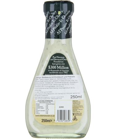 Newman's Own Ranch Dressing 250ml - Delicious and Creamy Dressing for Salads and Dips - Buy Online on GoSupps.com