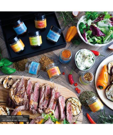 Hallingers Master Griller - International Spice Gift Set | Handmade Grilling Spices for Mother's Day Father's Day Birthdays & New Homes - Buy Online on GoSupps.com