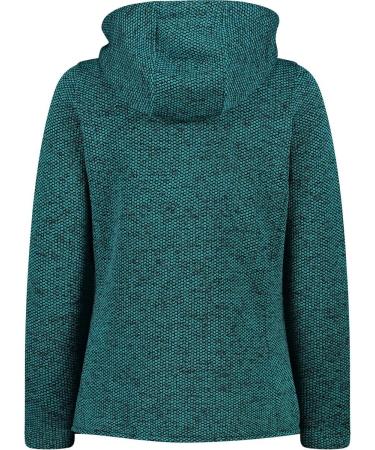 CMP Women's Hooded Jacket 36 Lagoon-Nero | Stylish & Comfortable International Shipping - Buy Online on GoSupps.com