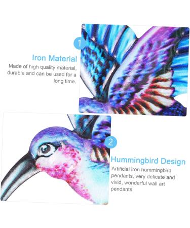 SUPVOX 2 Pcs Wrought Iron Bird Wall Hanging Metal Artwork 3d - Buy Online on GoSupps.com
