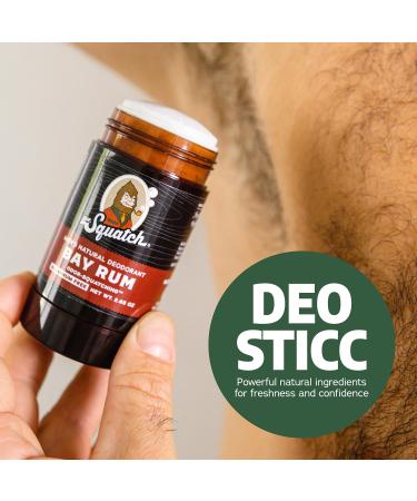 Dr. Squatch Natural Deodorant for Men 2 Pack Wood Barrel Bourbon Odor-Squatching Men's Deodorant Aluminum Free (2.65 oz 2 Pack) - Buy Online on GoSupps.com