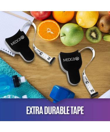 Body Tape Measure (4 Pack) - Body Fat Measuring Device for Fitness, Weight Monitors - Inches & cm Retractable Ruler - Buy Online on GoSupps.com