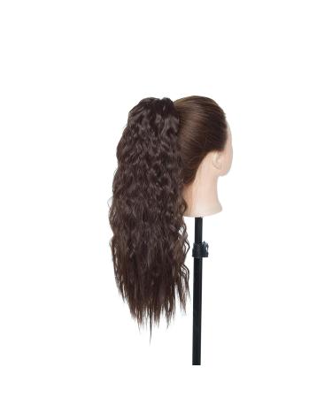 SEGO Medium Brown Hairpiece Bun Hair Extensions - Wavy Ponytail Tie & Updos - Buy Online on GoSupps.com