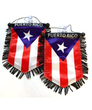 Puerto Rico small Puerto Rican flag for cars home wall door window flag accessories decoration hanging decor banners Boricua flags