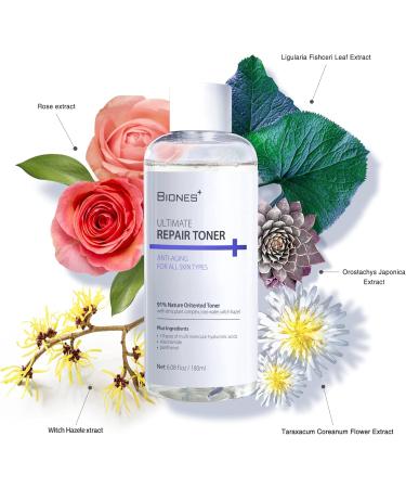 Ultimate Repair Toner for Face | Tea Tree Leaf Water | Exfoliating Daily Facial Toner for Sensitive Skin | Acne & Oil Control Skin Care - Buy Online on GoSupps.com