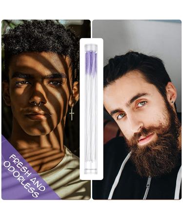 180-Piece Earrings Hole Cleaner Kit - Rose Fragrance, Odor Removal, Ear Care, Piercing Floss, Disposable Aftercare, Purple - Buy Online on GoSupps.com