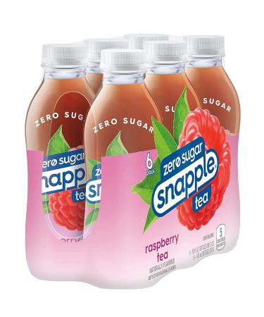 Diet Snapple Raspberry Tea 16 fl oz Recycled Plastic Bottle 6 Pack - Refreshing and Sustainable - Buy Online on GoSupps.com