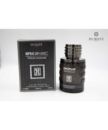 Dumont Ironic Classic - 3.4oz - Eau De Parfum - Luxury Perfume for Men Boys & Teens - Woody Warm Cedar Floral & Masculine Scent - Long Lasting Cologne Mist & Body Spray - for Him - Buy Online on GoSupps.com