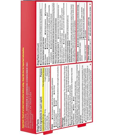 Tylenol Cold & Flu Severe Caplets - 24 ct Relief for Fever, Pain, Cough & Congestion - Buy Online on GoSupps.com