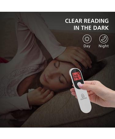 Comfier Touchless Forehead Thermometer - Fast & Accurate Infrared Digital Thermometer for Adults, Kids & Babies - Buy Online on GoSupps.com