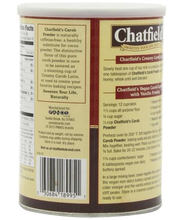 Chatfields Carob Powder 16oz - Pack of 3 | Pure Carob Cocoa Substitute - Buy Online on GoSupps.com