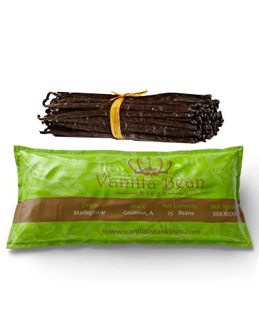 25 Madagascar Vanilla Beans. Whole Grade A Vanilla Pods for Vanilla Extract and Baking