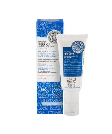 NATURASIBERICA CREMA FACIAL NOCHE equilibrante piel soin visage quotidien pour peau normale mixte peut servir de soin de jour comme de nuit et convient ceux qui privil gient des produits effica Cr me de nuit pour le visage - Fluide