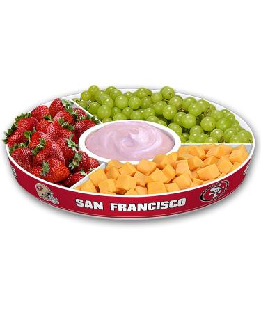 NFL San Francisco 49ers Party Platter - 14.5 Diameter | Fremont Die - Buy Online on GoSupps.com