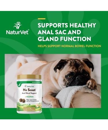 Digestive Supplement for Dogs Healthy Anal Glands No More Scooting Butts on Your Floor Made by NaturVet 120 Count (Pack of 1) - Buy Online on GoSupps.com