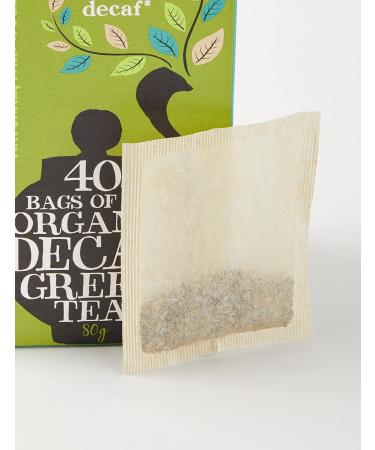 Clipper Organic Decaf Green Tea Bags | 40 Count Box | Eco-Conscious Fair Trade Tea | Natural & Biodegradable - Buy Online on GoSupps.com