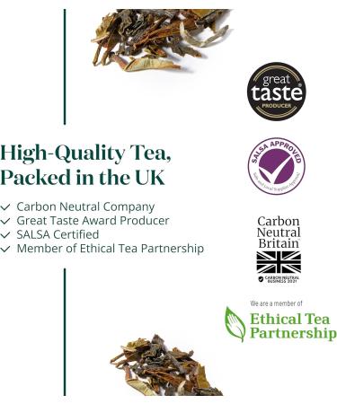 Supreme Earl Grey Tea Loose Leaf - Natural Blend of Sri Lankan Black Tea Bergamot Extract & Blue Cornflowers - Rich Citrusy & Floral Notes - Easy to Brew Earl Grey Tea by The Tea Makers of London 125g Caddy - Buy Online on GoSupps.com