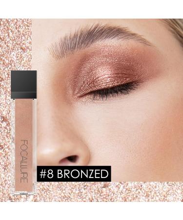 FOCALLURE 2PCS Liquid Glitter Eyeshadow Set - Long Lasting, Waterproof, High Pigmented Metallic Shimmer Eye Makeup - Buy Online on GoSupps.com