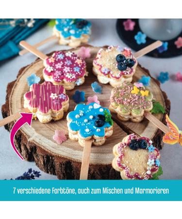 Decocino Blue Food Coloring Paste - 20g | Azo-Free Gluten-Free | Ideal for Cakes Fondant & Creams - Buy Online on GoSupps.com