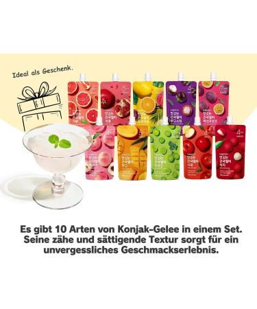 EasyCookAsia Intake Sugarlolo Konjac Drink 150 g x 10 Pieces | Low Calorie Fruit Jelly and Sugar Free | Ideal for Diabetics and Health Consciousness | Fruit Flavour | - Buy Online on GoSupps.com