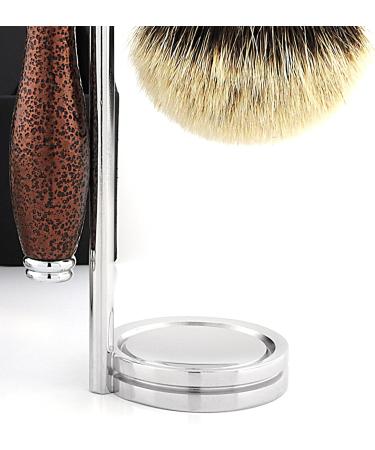 Top Class Men's Shaving Set | Silver Tip Badger Brush DE Safety Razor Dual Stand Bowl & Soap - Premium Grooming Essentials - Buy Online on GoSupps.com
