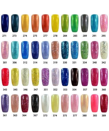 Vishine Shellac Gel Nail Polish Set - 8ml UV LED Soak Off 6 Colors #025 - International Shipping - Buy Online on GoSupps.com