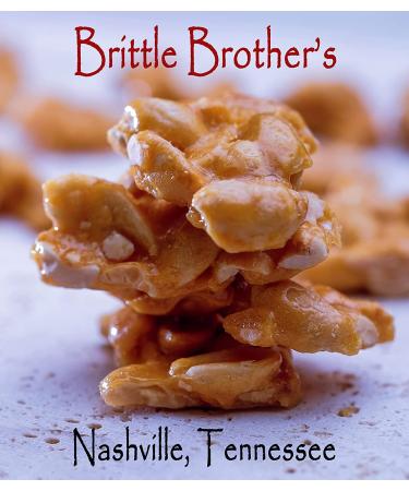 Brittle Brothers Peanut Brittle - 5 oz Bag - Voted #1 in America - 4 x's more Nuts! Perfect Corporate Gift for Men and Women - Cashew Pecan Bacon Sampler for Birthday, Christmas, Graduation, Office, Valentines Day Party - Buy Online on GoSupps.com