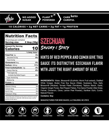 Sugar Free Szechuan Sauce by Wok of Life - Low Carb, Keto & Vegan | Gluten-Free Chinese Stir Fry Marinade - Buy Online on GoSupps.com