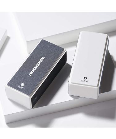 Tweezerman Black Nail Buff - 2 Pack | Professional Nail Buffer Set - Buy Online on GoSupps.com